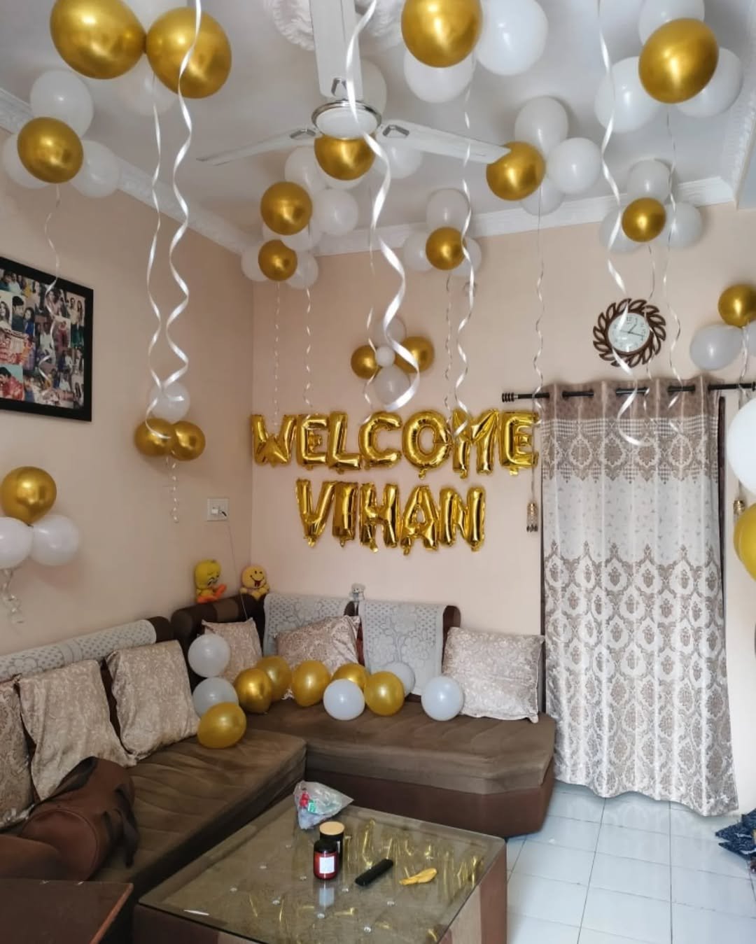 Essential Celebration Decor Vibrant Multi-Color Room Decoration (Design #13) - Home & Special Celebrations in Gurugram