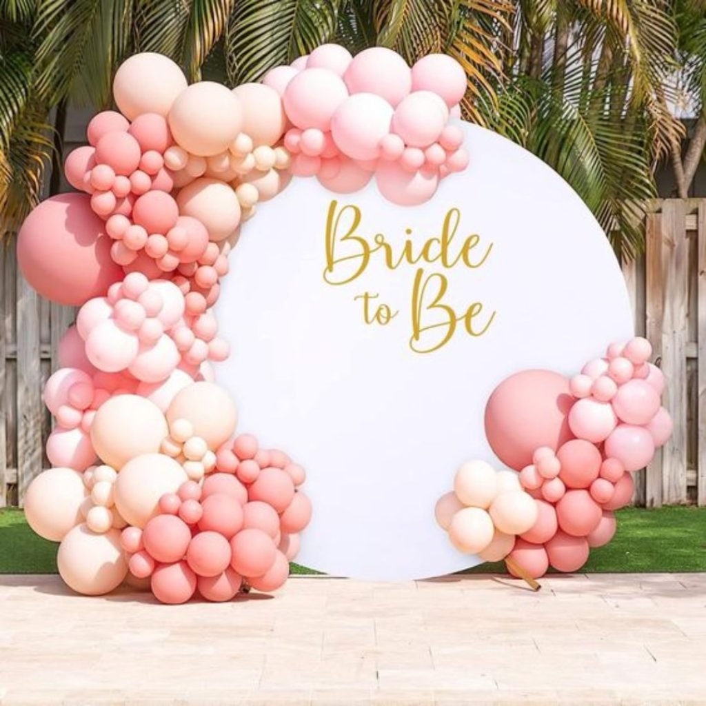 Glam Bride-to-Be Hot Pink & Black Room Decoration (Design #06) - Wedding & Pre-Wedding in Gurugram