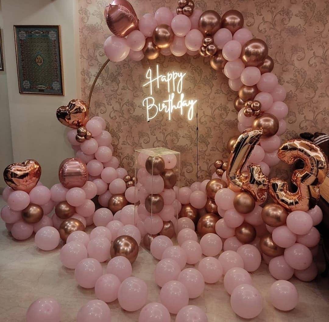 Glam Bride-to-Be Champagne Glow Balloon Garland (Design #07) - Wedding & Pre-Wedding in Gurugram