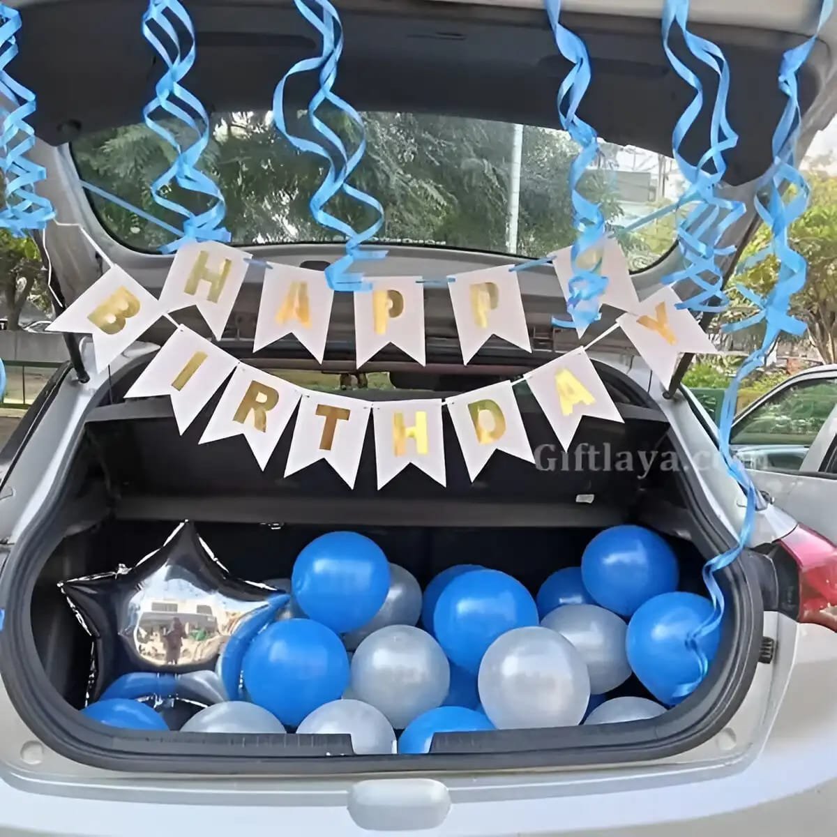 Surprise Car Boot & Wedding Car Floral & Ribbon Boot Surprise Setup (Design #08) - Home & Special Celebrations in Gurugram