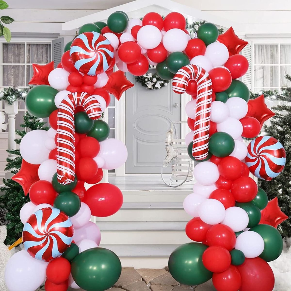 Joyous Christmas & New Year Winter Wonderland Stage Backdrop (Design #33) - Festivals in Gurugram