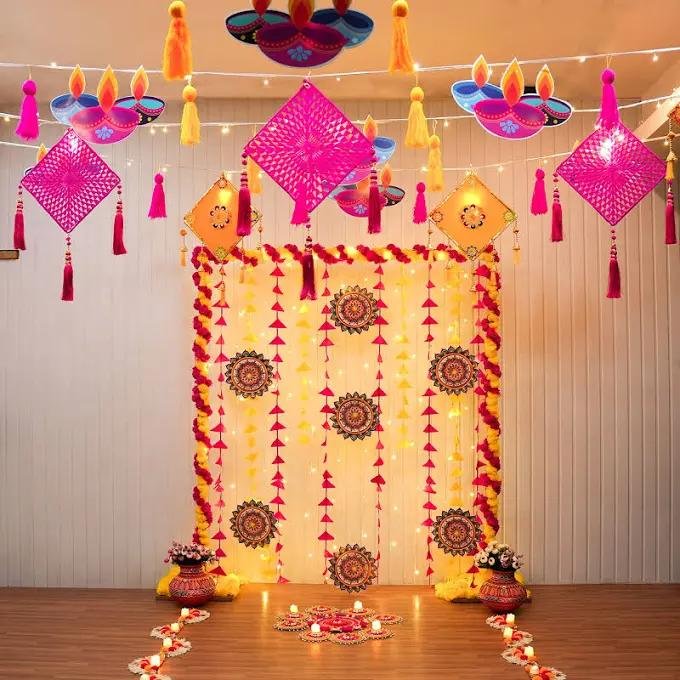 Festive Diwali & Deepavali Celebration Festive Glow Rangoli & Diya Decor (Design #05) - Festivals in Gurugram