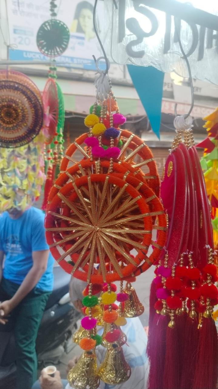 Festive Diwali & Deepavali Celebration Traditional Gold & Orange Balloon & Marigold Setup (Design #10) - Festivals in Gurugram