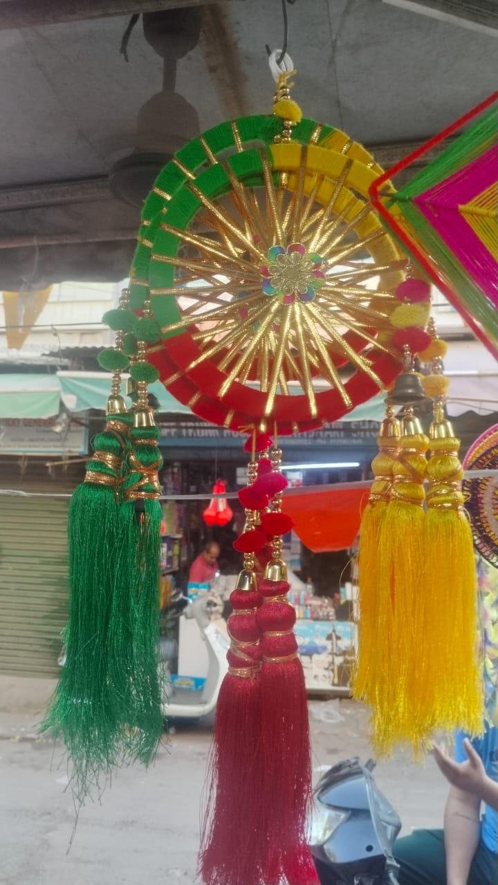 Festive Diwali & Deepavali Celebration Ethnic Royal Fairy Light Drapes (Design #12) - Festivals in Gurugram