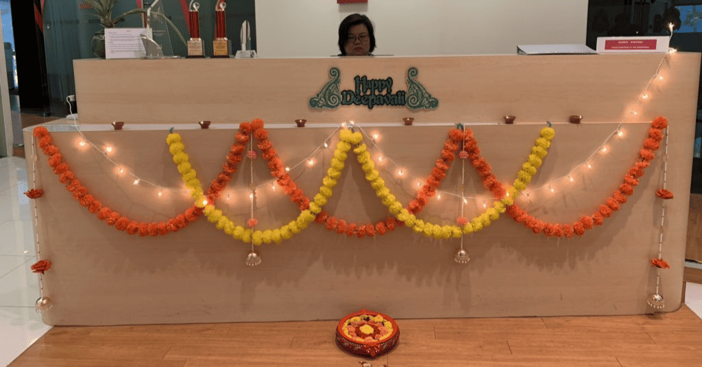 Festive Diwali & Deepavali Celebration Ethnic Royal Fairy Light Drapes (Design #33) - Festivals in Gurugram