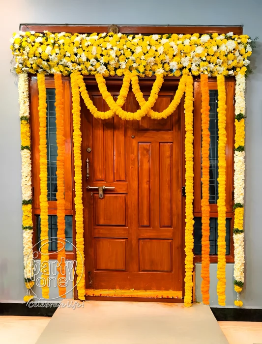 Grand Floral Backdrop Botanical Greenery Floral Wall (Design #02) - Home & Special Celebrations in Gurugram
