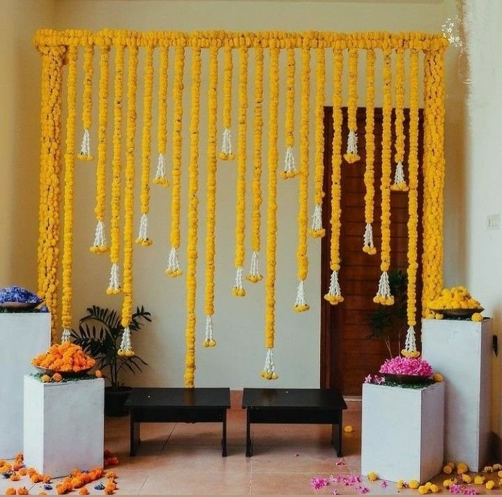 Grand Floral Backdrop Floral Luxury Flower Decoration (Design #09) - Home & Special Celebrations in Gurugram