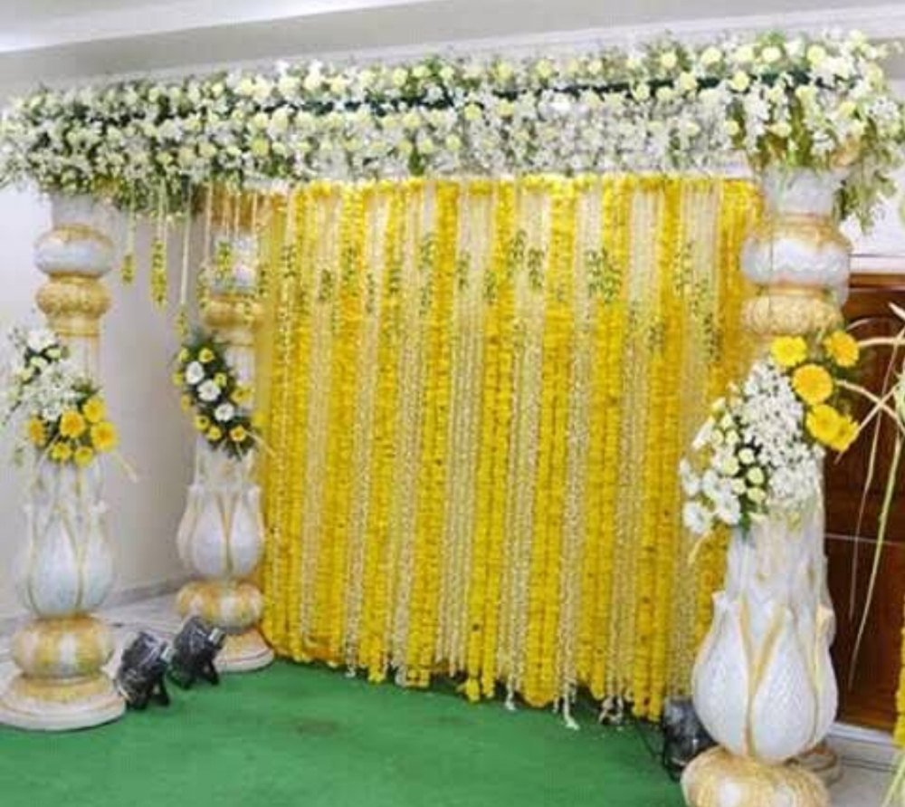 Grand Floral Backdrop Floral Luxury Flower Decoration (Design #17) - Home & Special Celebrations in Gurugram