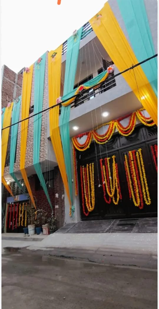 Vibrant Haldi & Mehendi Ethnic Indian Canopy Backdrop (Design #16) - Wedding & Pre-Wedding in Gurugram