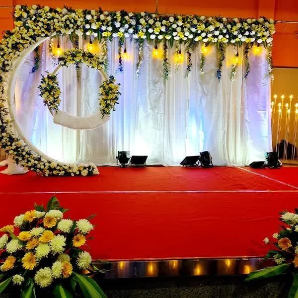 Vibrant Haldi & Mehendi Boho Floral Jhula / Swing Decor (Design #39) - Wedding & Pre-Wedding in Gurugram