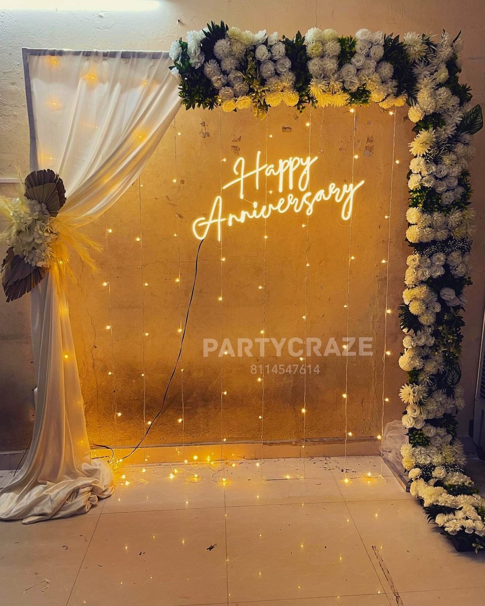 Romantic Anniversary Rose Gold Luxury Balloon Ring / Hoop (Design #01) - Love & Romantic in Gurugram