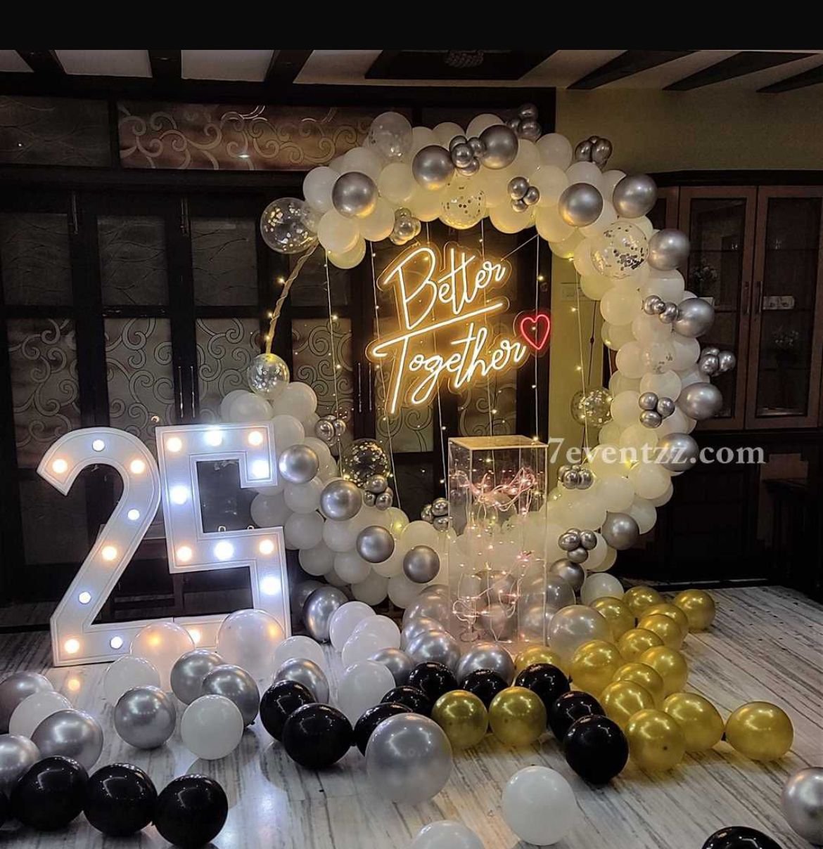Romantic Anniversary Pastel Blush Room Decoration (Design #20) - Love & Romantic in Gurugram
