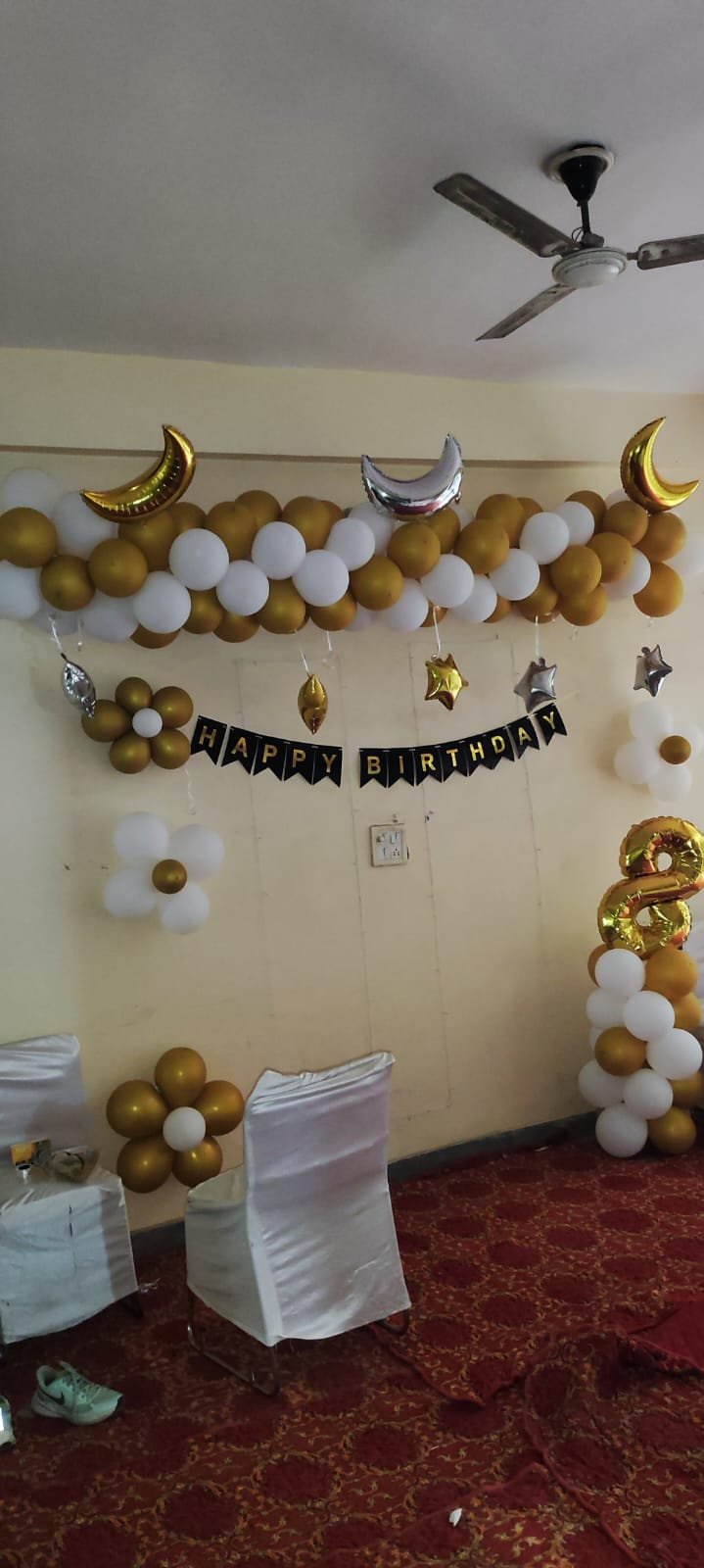 Romantic Anniversary Pastel Blush Room Decoration (Design #28) - Love & Romantic in Gurugram
