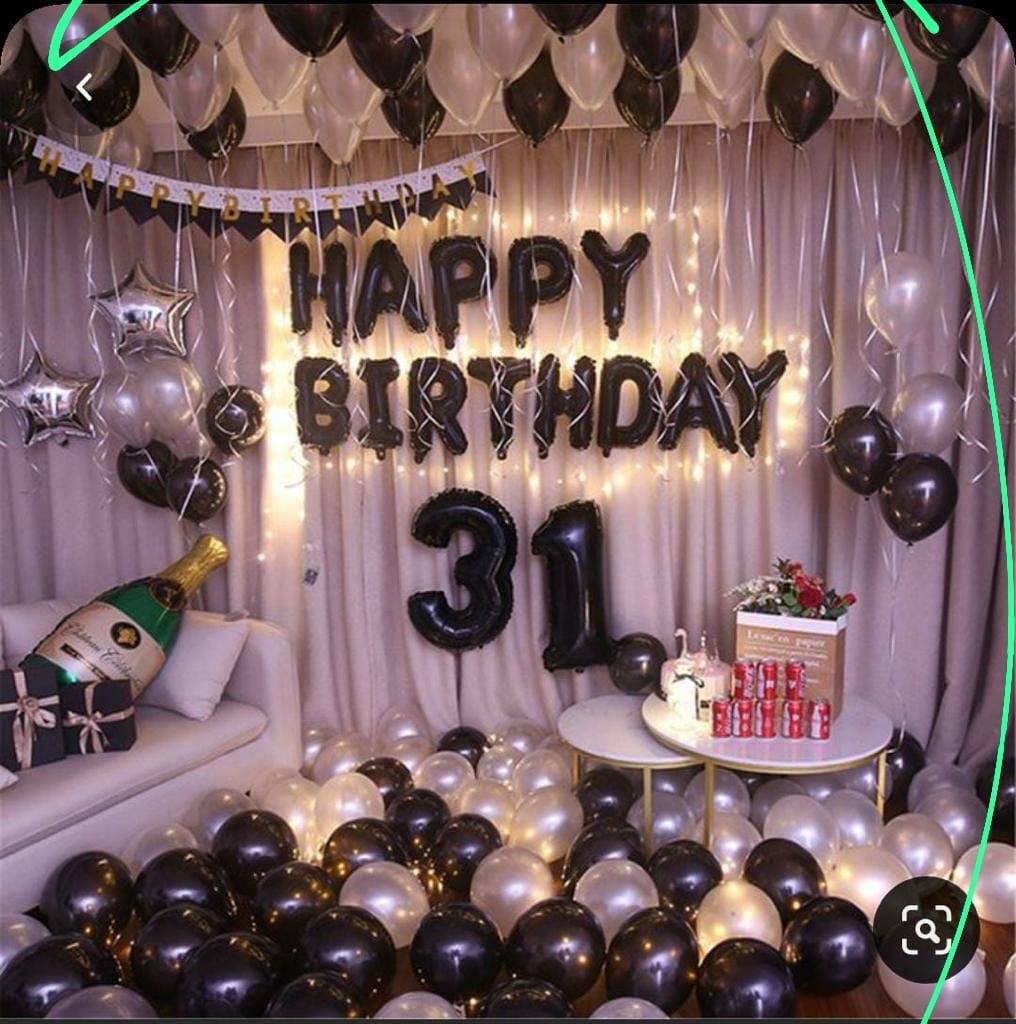 Royal Birthday Pastel Elegance Room Decoration (Design #20) - Birthday Decorations in Gurugram