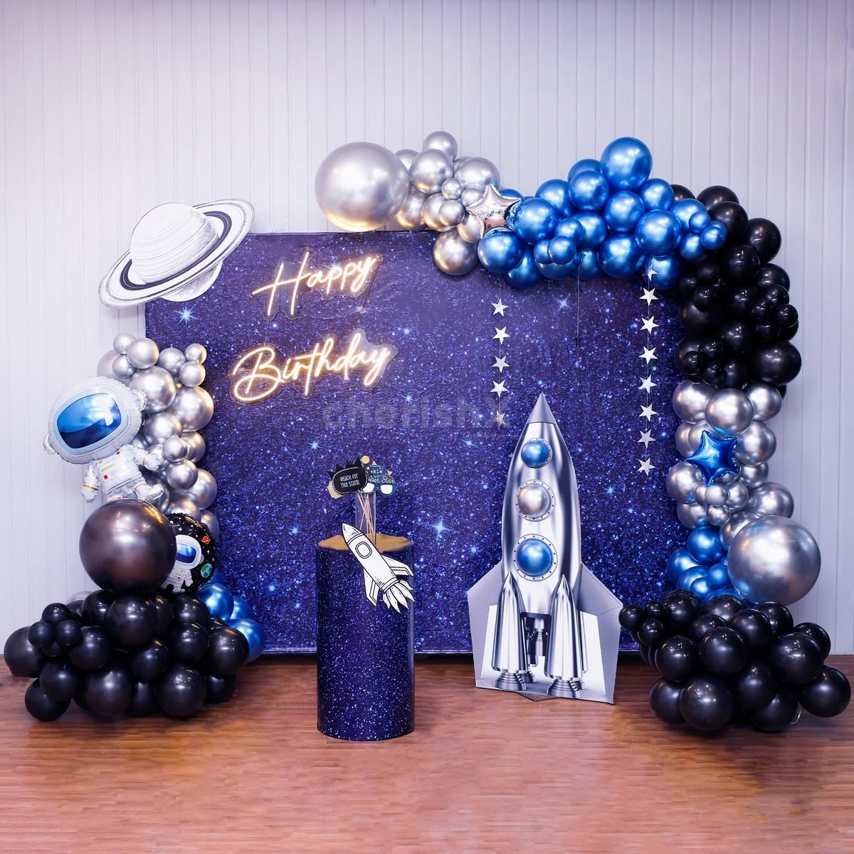 Kids Fun Birthday Jungle Safari Balloon Wall (Design #08) - Birthday Decorations in Gurugram