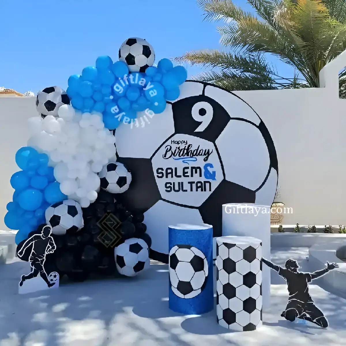Kids Fun Birthday Princess Castle Balloon Wall (Design #20) - Birthday Decorations in Gurugram