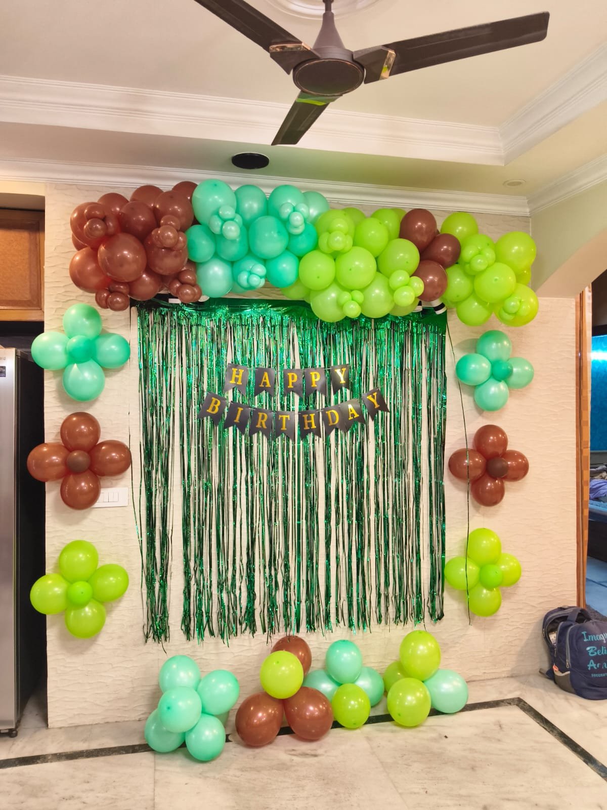 Kids Fun Birthday Cartoon Theme Balloon Arch (Design #46) - Birthday Decorations in Gurugram