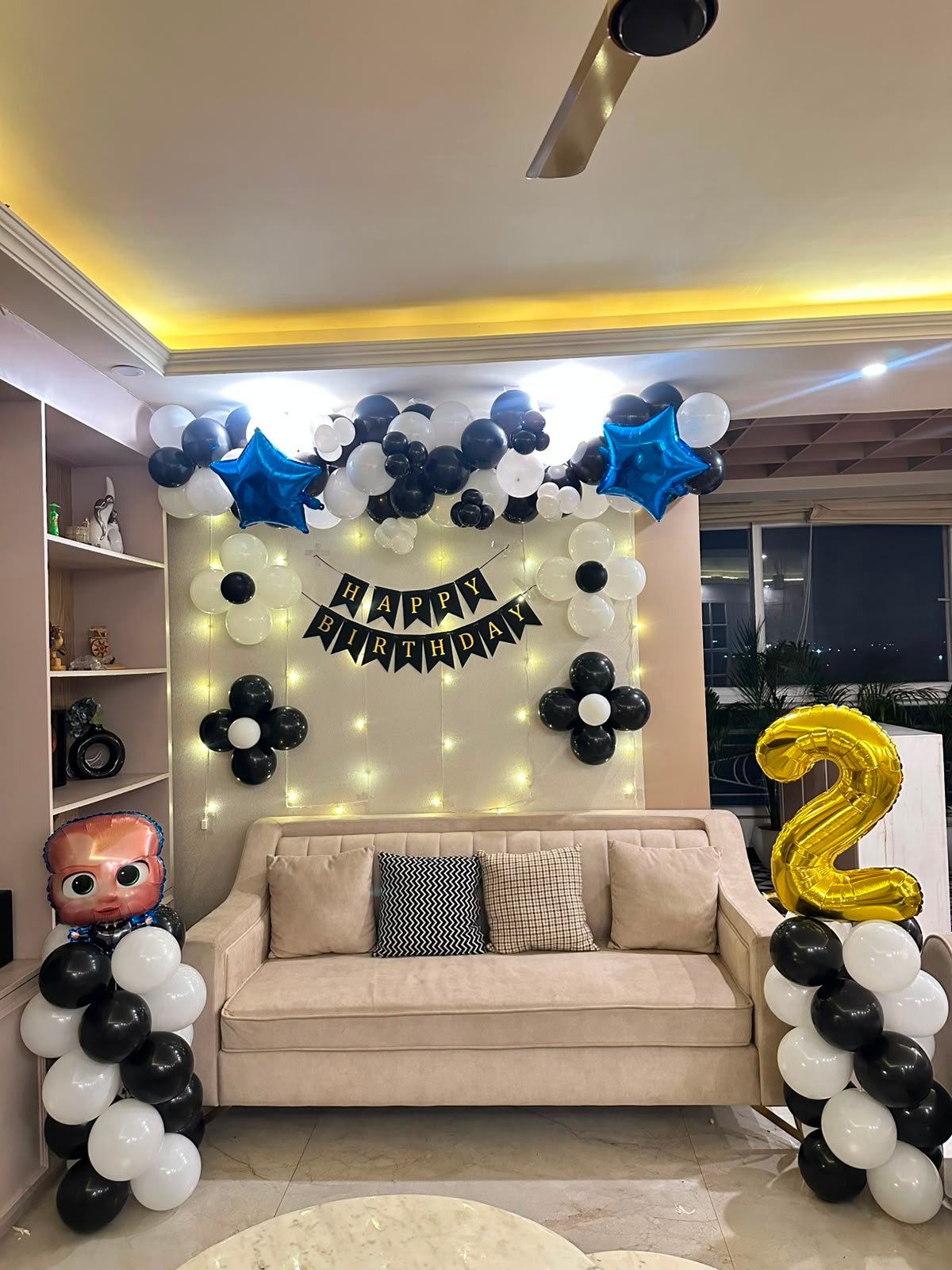 Kids Fun Birthday Cartoon Theme Theme Decoration (Design #61) - Birthday Decorations in Gurugram