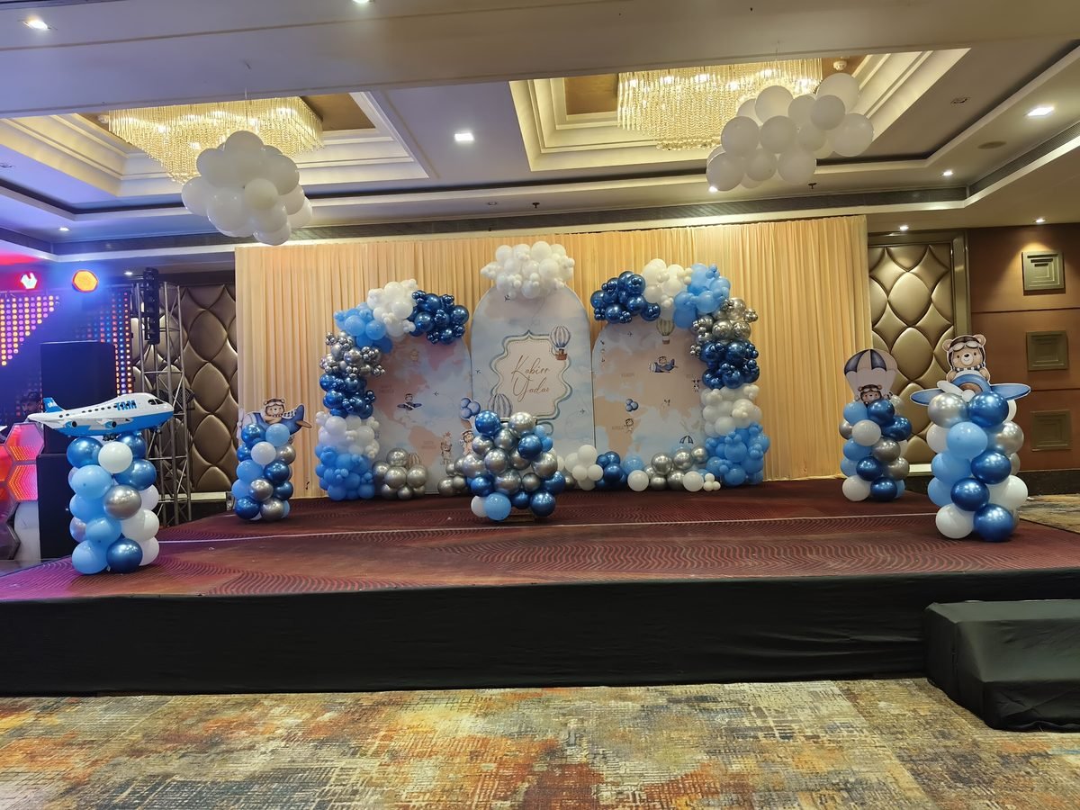Kids Fun Birthday Superhero Balloon Wall (Design #64) - Birthday Decorations in Gurugram