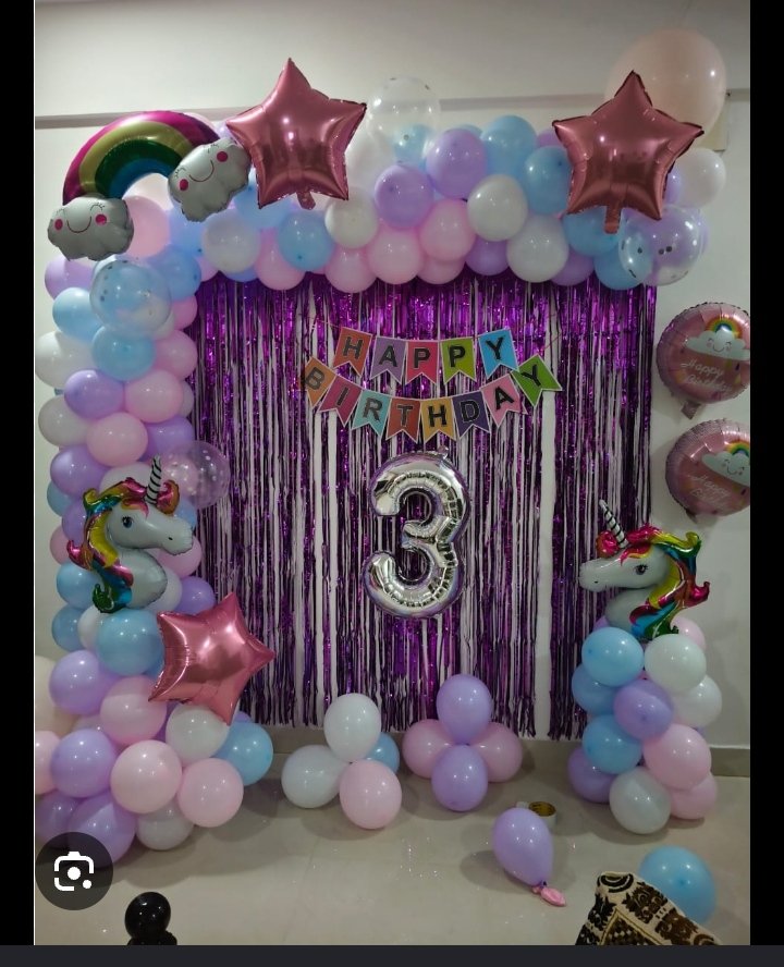 Kids Fun Birthday Pastel Dream Balloon Wall (Design #72) thumbnail 2