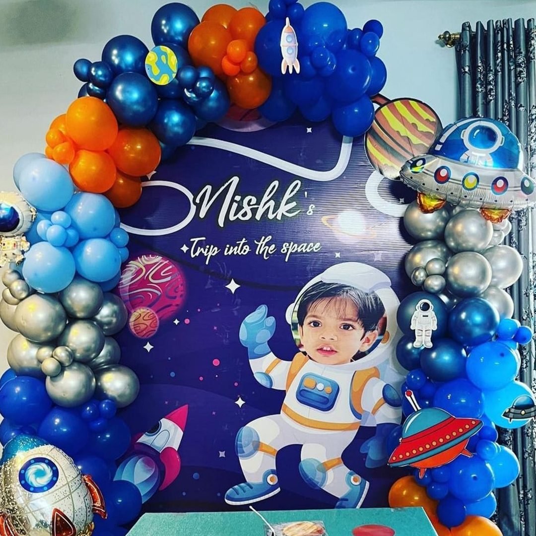 Kids Fun Birthday Cartoon Theme Theme Decoration (Design #81) - Birthday Decorations in Gurugram