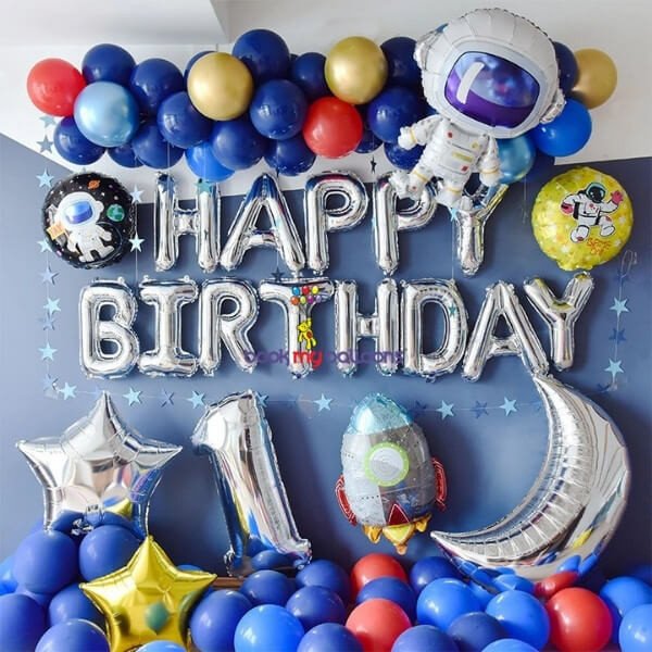 Kids Fun Birthday Pastel Dream Balloon Arch (Design #82) - Birthday Decorations in Gurugram