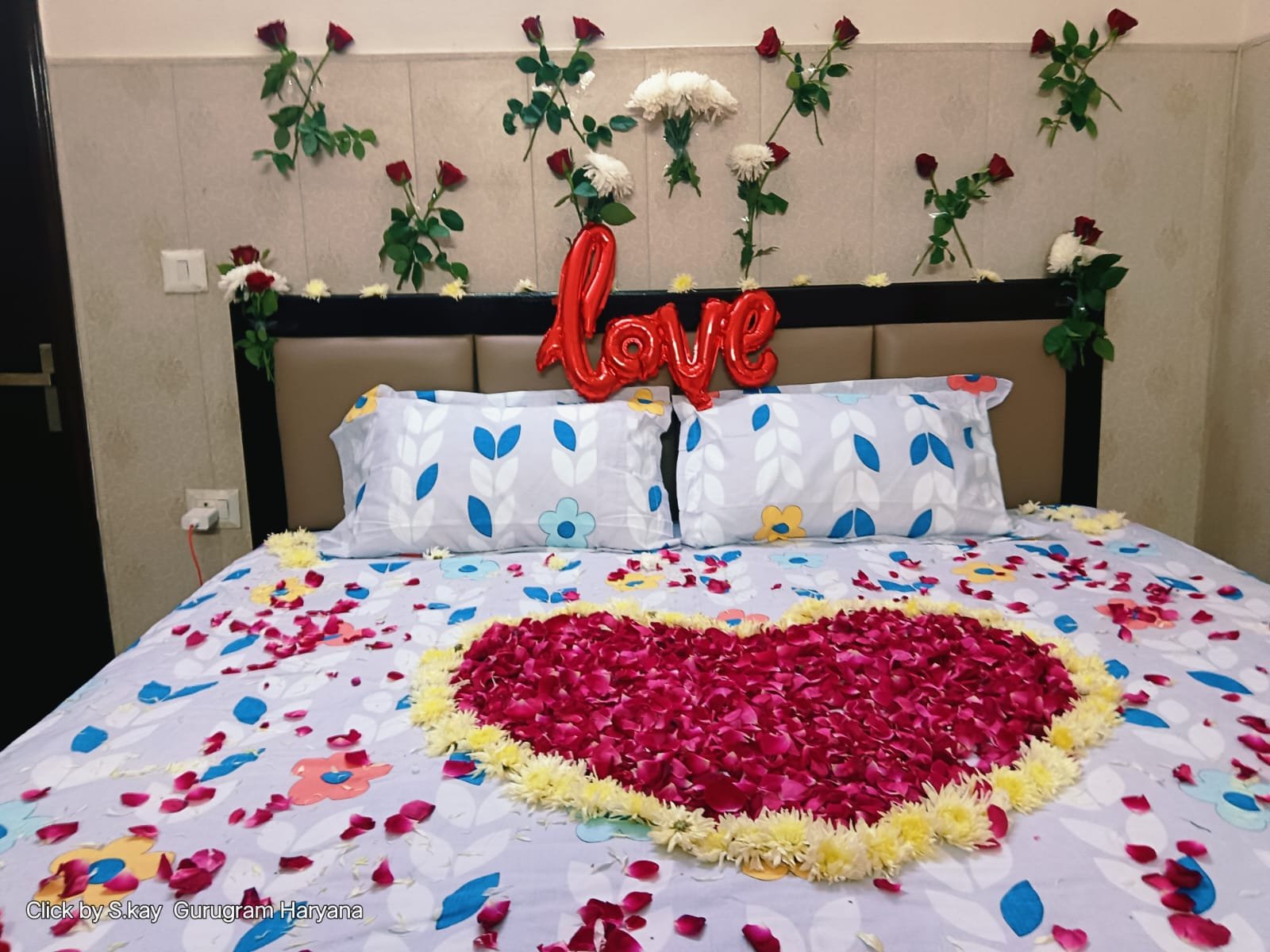 Intimate Romantic Room Romantic Red Room Decoration (Design #09) - Love & Romantic in Gurugram