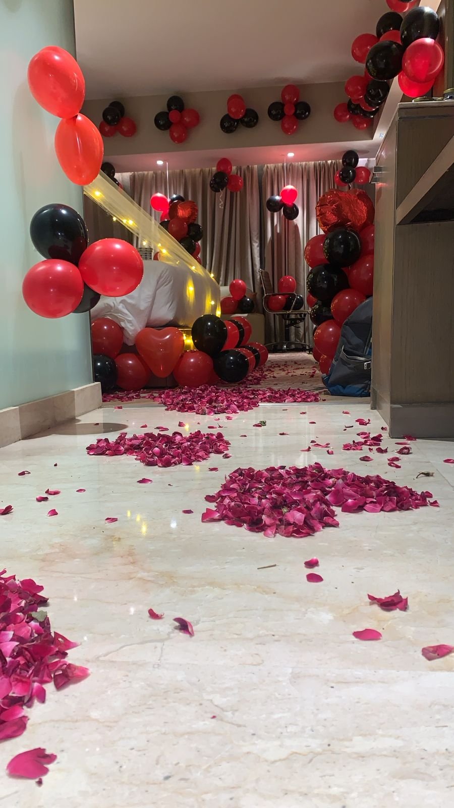 Intimate Romantic Room Luxury Romance Bed Decoration (Design #11) - Love & Romantic in Gurugram