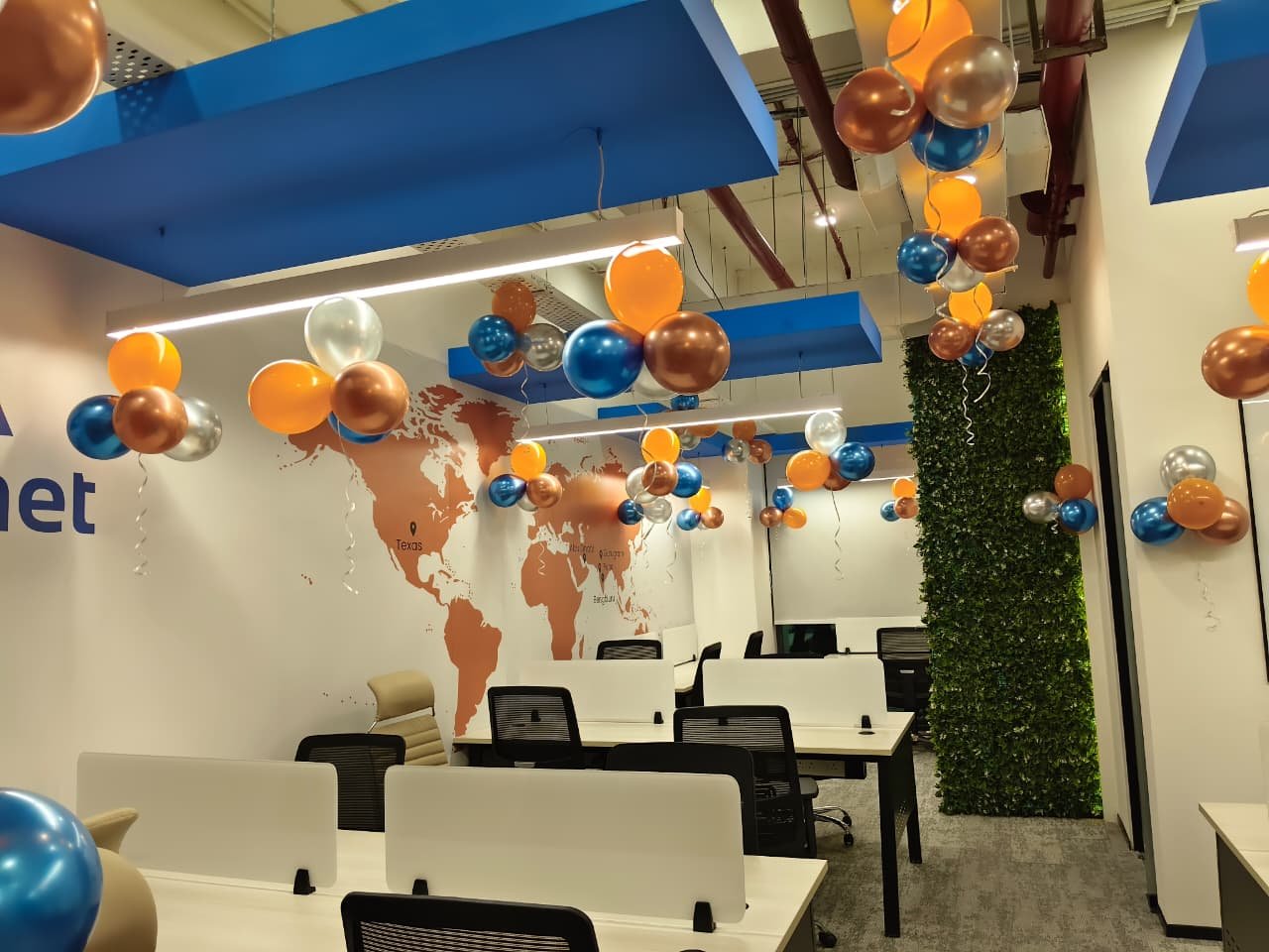 Corporate Milestone & Office Brand Color Themed Balloon Arch (Design #13) - Corporate & Business in Gurugram