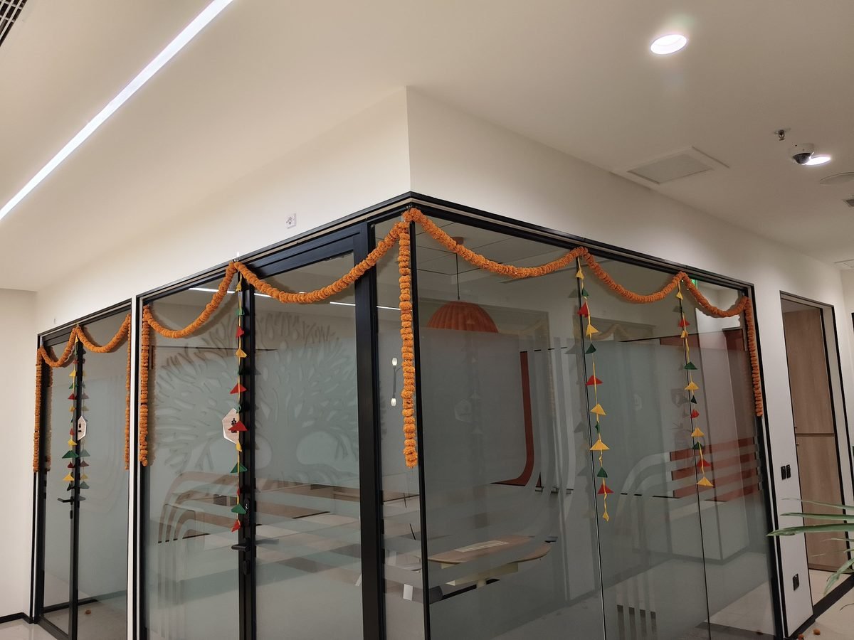 Corporate Milestone & Office Brand Color Themed Balloon Arch (Design #37) - Corporate & Business in Gurugram