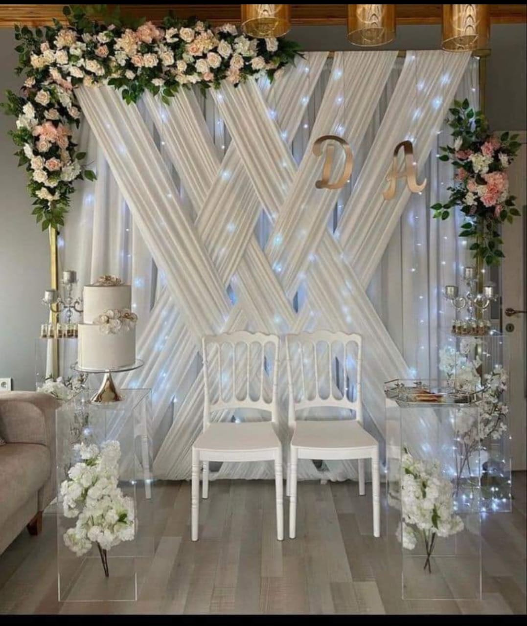 Elegant Roka & Engagement Modern Glam Neon Ring Stand (Design #24) - Wedding & Pre-Wedding in Gurugram
