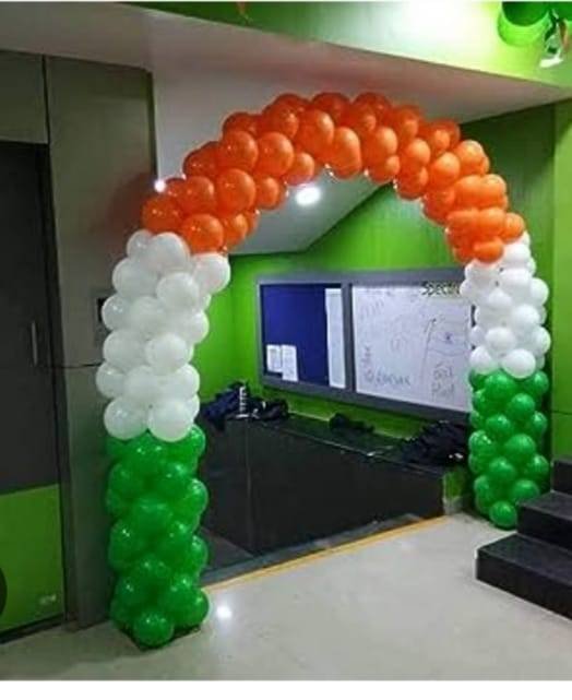 Patriotic Tri-Color National Pride Stage Decoration (Design #14) - Festivals in Gurugram
