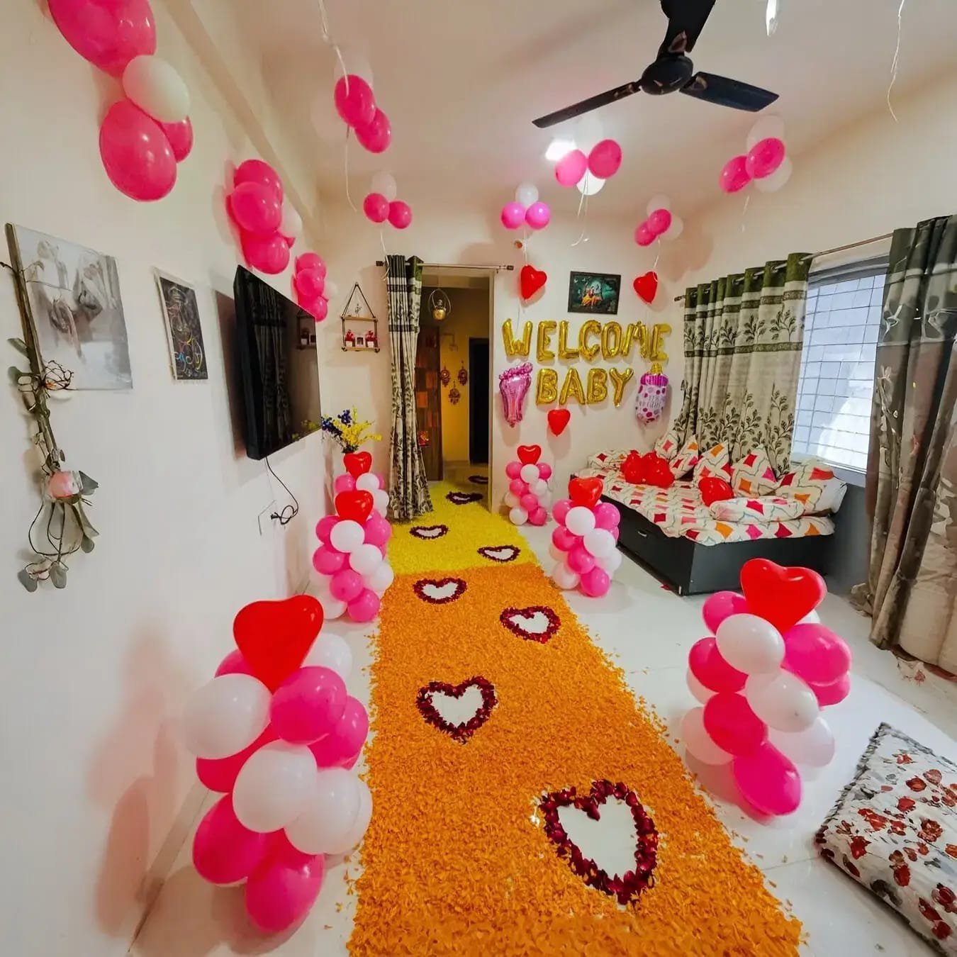 Welcome Baby Joy Cloud & Star Theme Welcome Board (Design #36) - Baby & Family in Gurugram