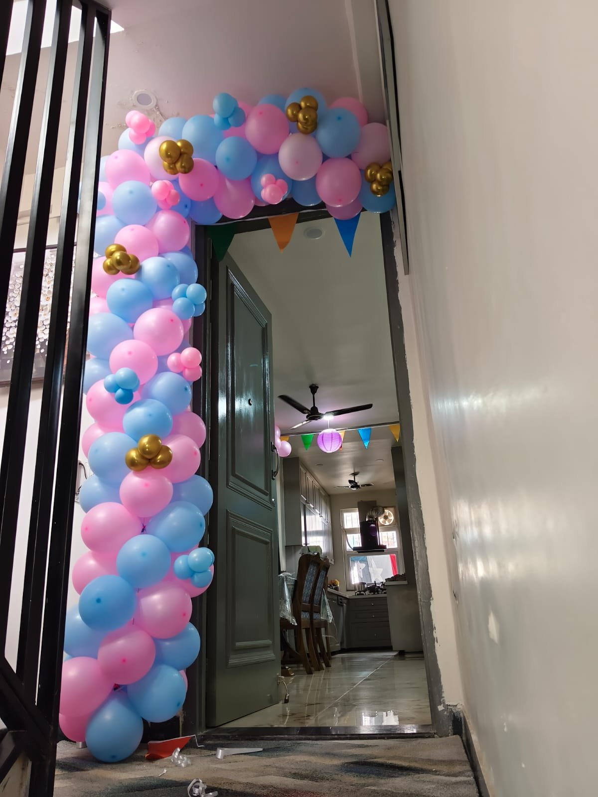 Welcome Baby Joy Pastel Pink Cradle Decoration (Design #38) - Baby & Family in Gurugram