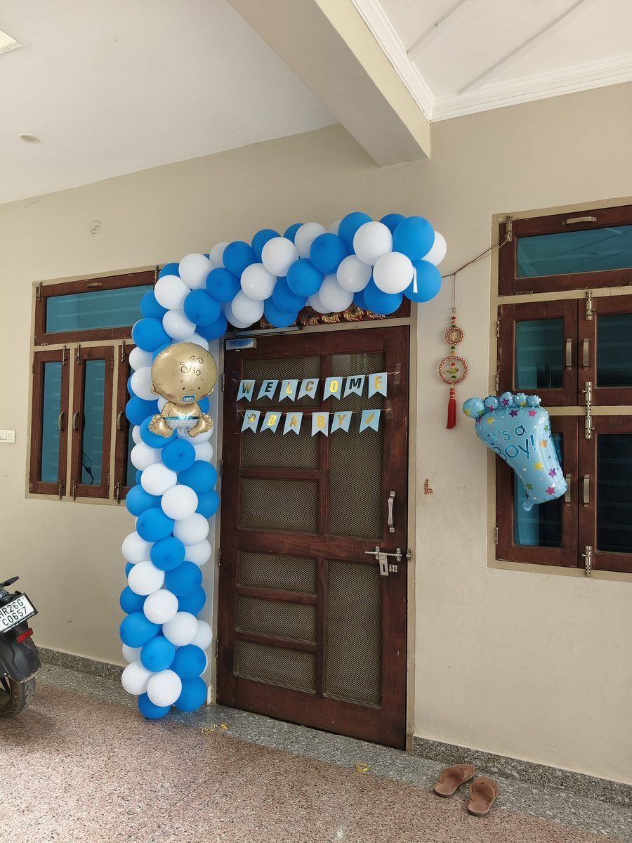 Welcome Baby Joy Cloud & Star Theme Welcome Board (Design #60) - Baby & Family in Gurugram